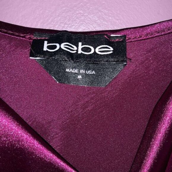 Bebe Satin Midi Dress - Picture 3 of 3